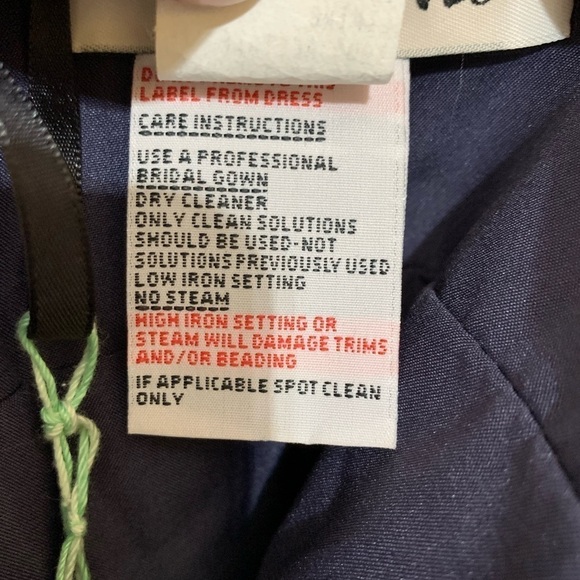 Polka Dot Tulle Lace Navy Blue Lined Dress Jim Hjelm Occasions Size 10 - Picture 12 of 12